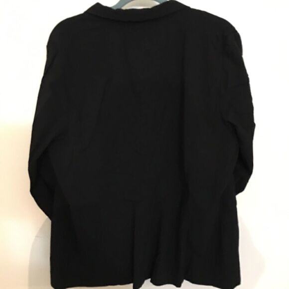 Venezia Spandex stretch shirt blazer/ pockets - Picture 4 of 4